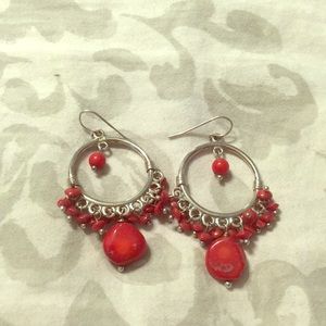 Dangled earrings